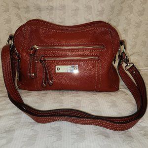 Red Tignanello organizer ctossbody